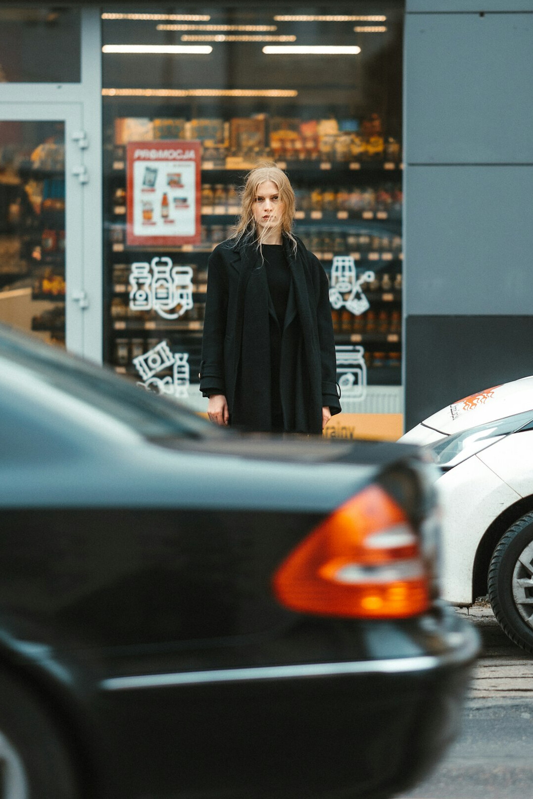 woman security officer in shop