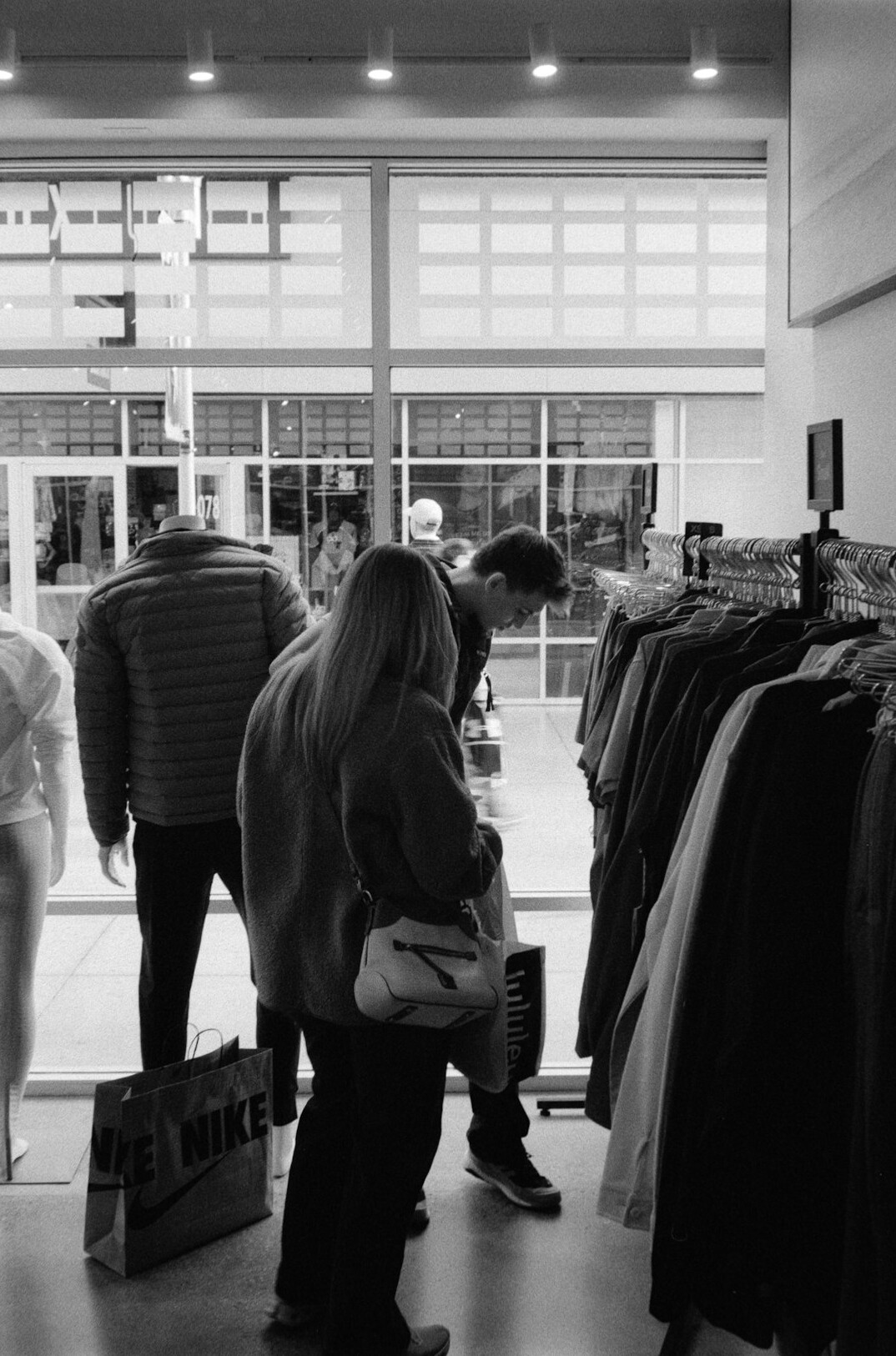 store detective observing customers