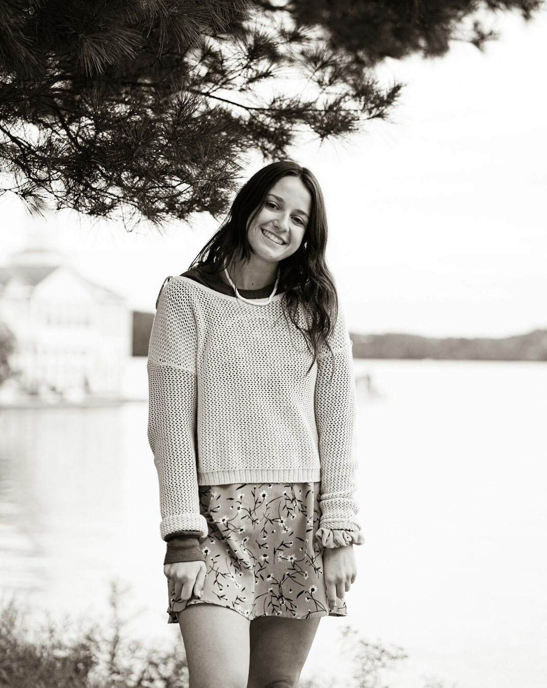 Portrait of a smiling woman editor